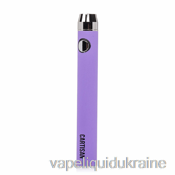 Vape Ukraine Cartisan Button VV 900 Dual Charge 510 Battery [Micro] Purple